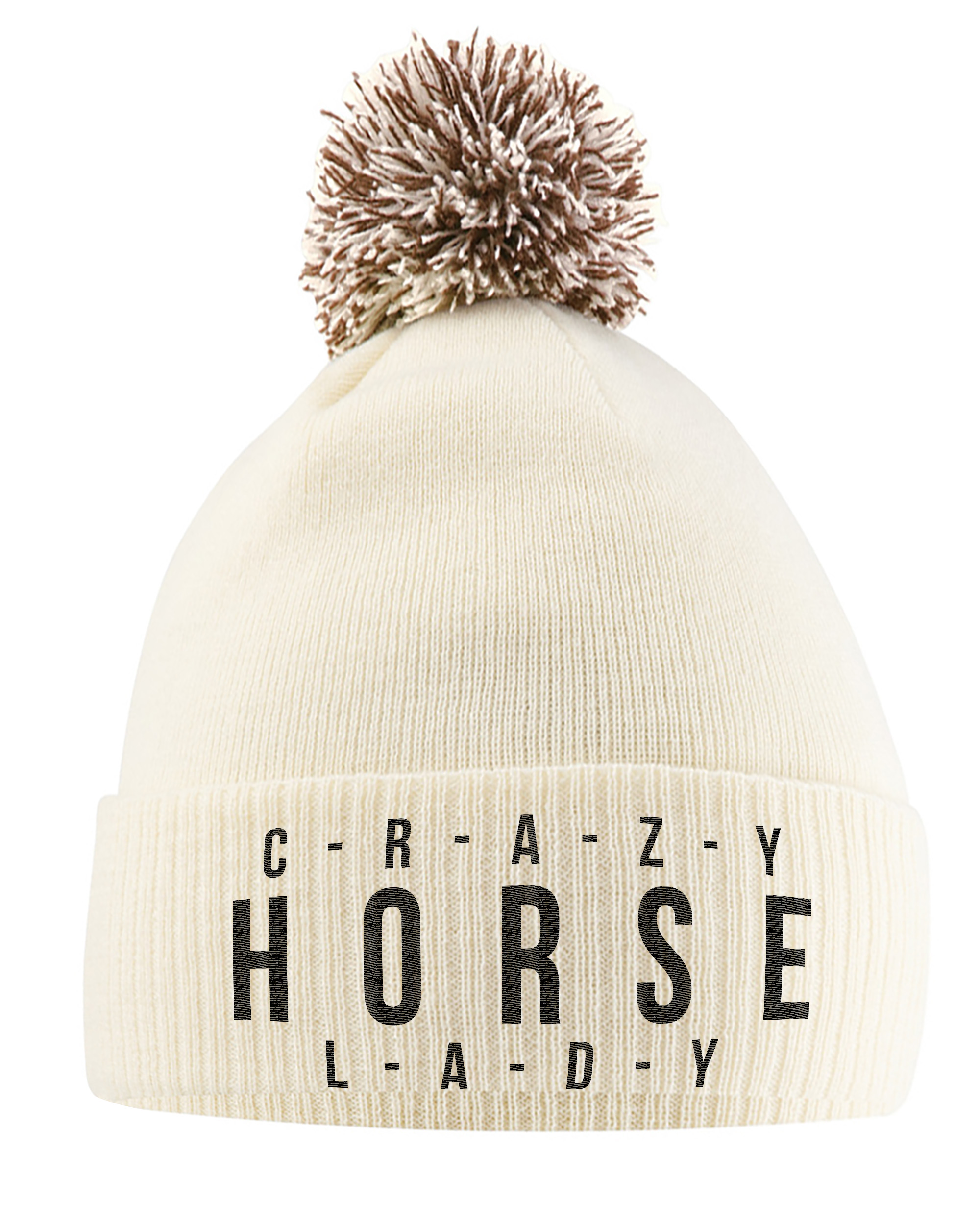 Crazy Horse Lady Bobble Hat - Stable 