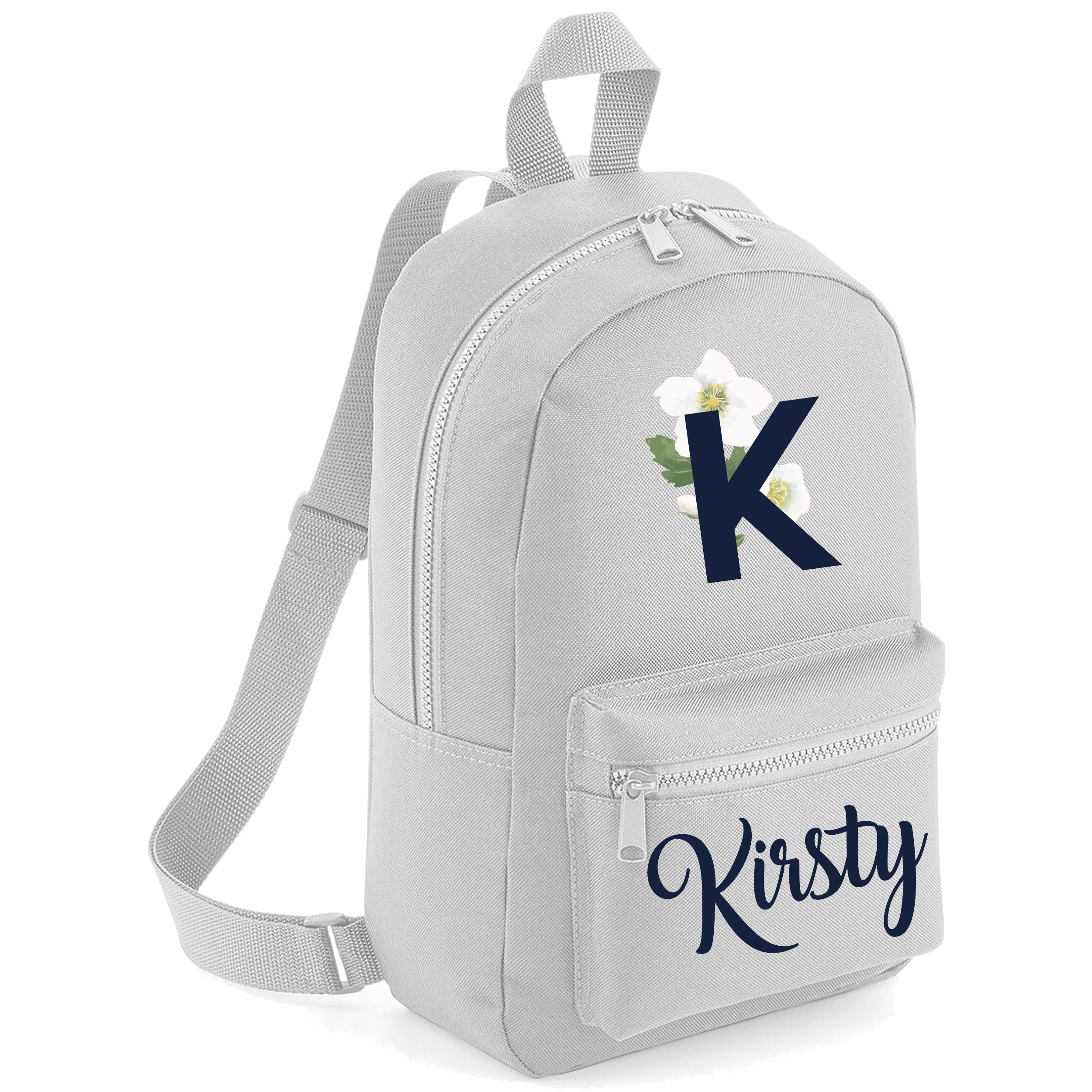 A DEE - Skylah Signature Summer Initial Prink Back Pack - White main image 1