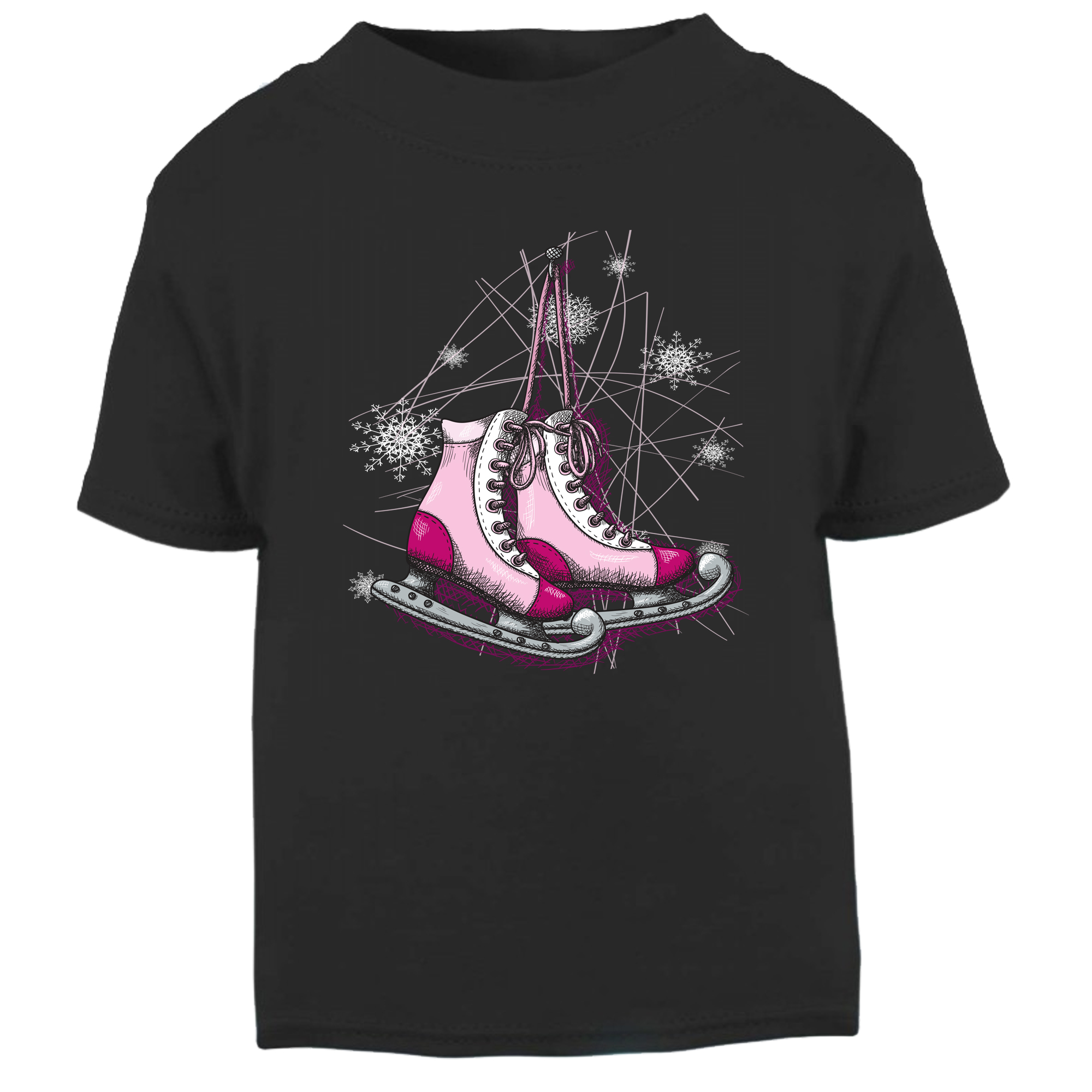 Girl Figure Skating Girls T Shirt Purple Print House