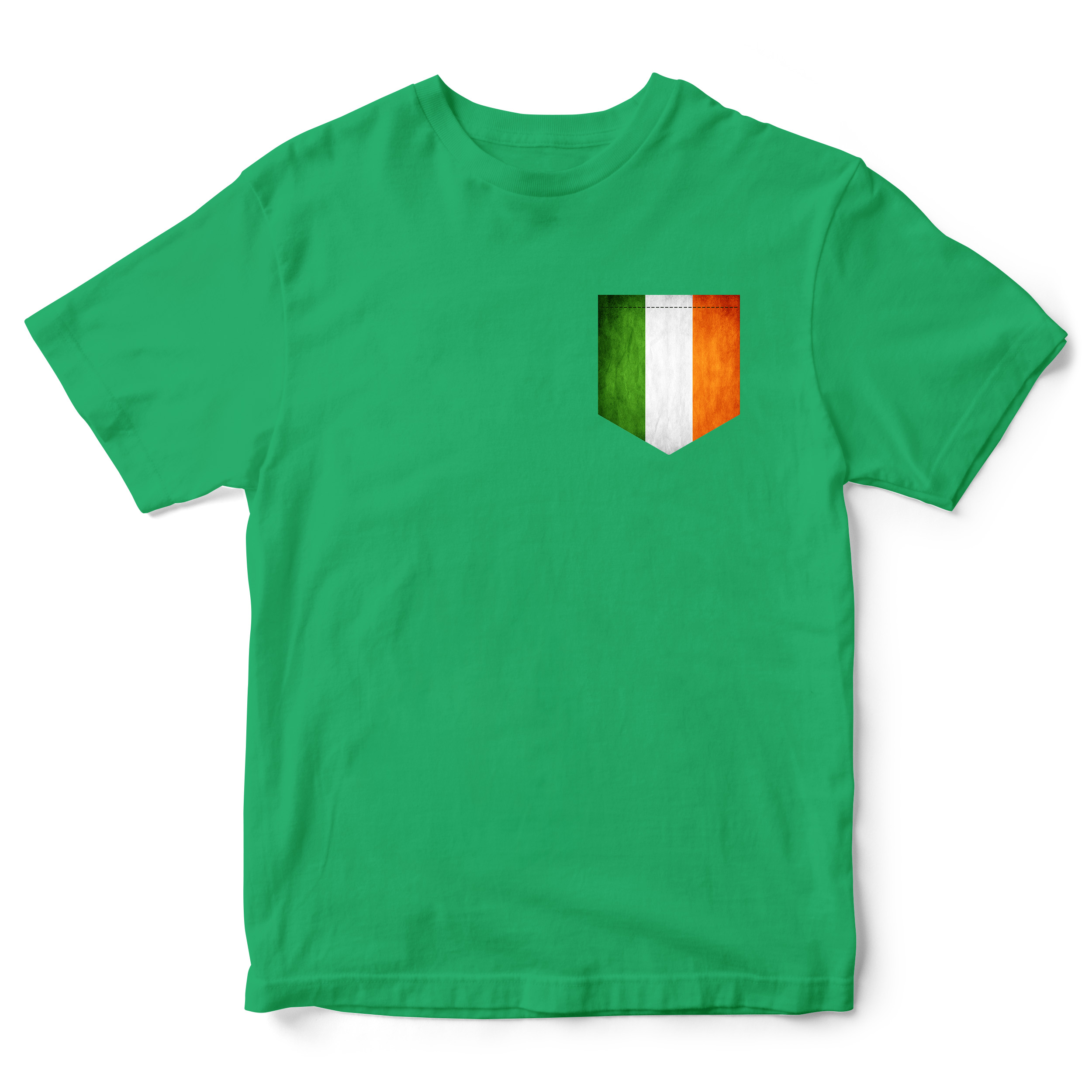 Ireland Flag Pocket T Shirt Boys Purple Print House