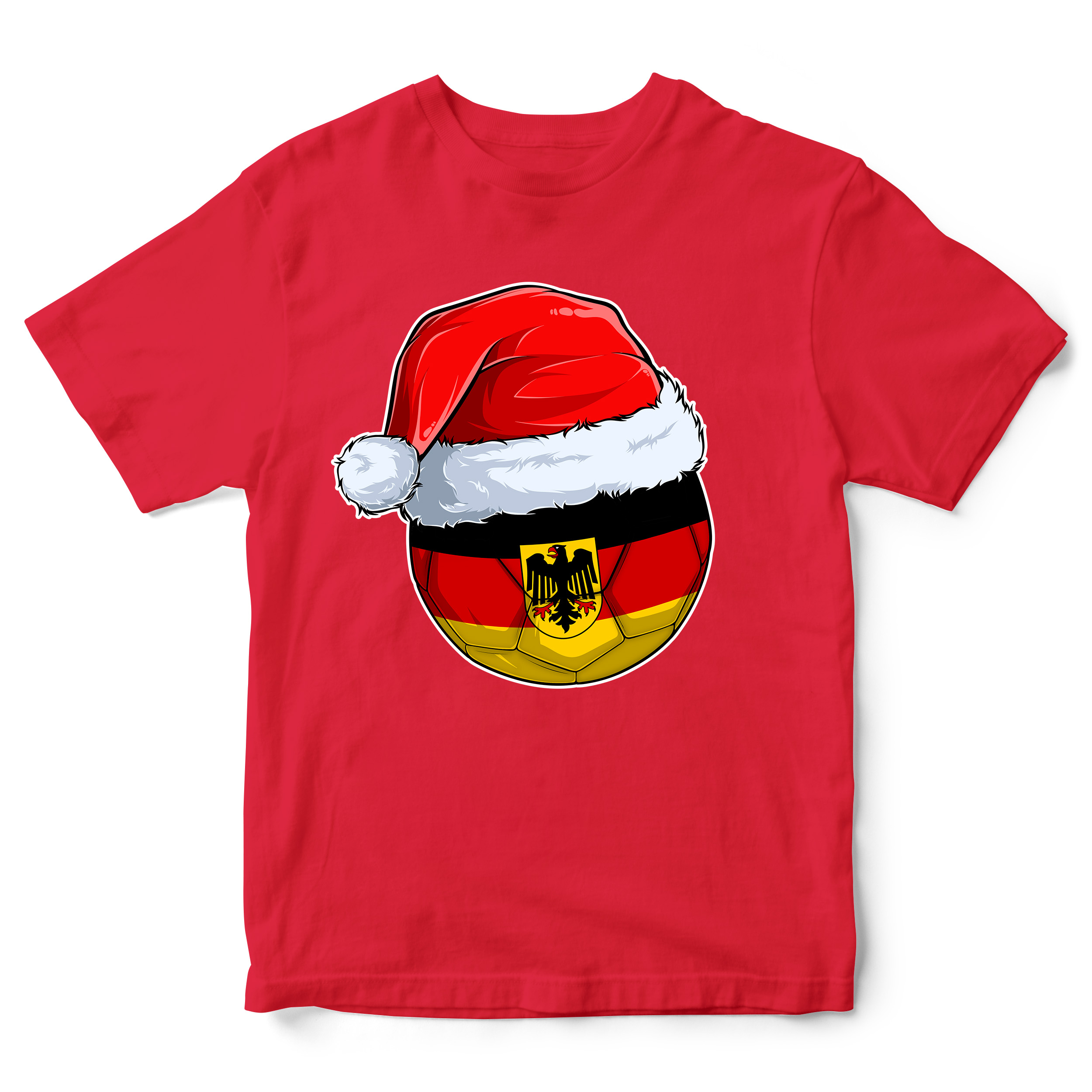 Football Santa Hat Germany Flag T Shirt Kids Purple Print House