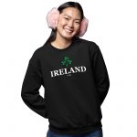 Ireland 1879 Mens Sweatshirt Rugby Supporters Irish Shamrock Badge Jumper | INDIA - View #6