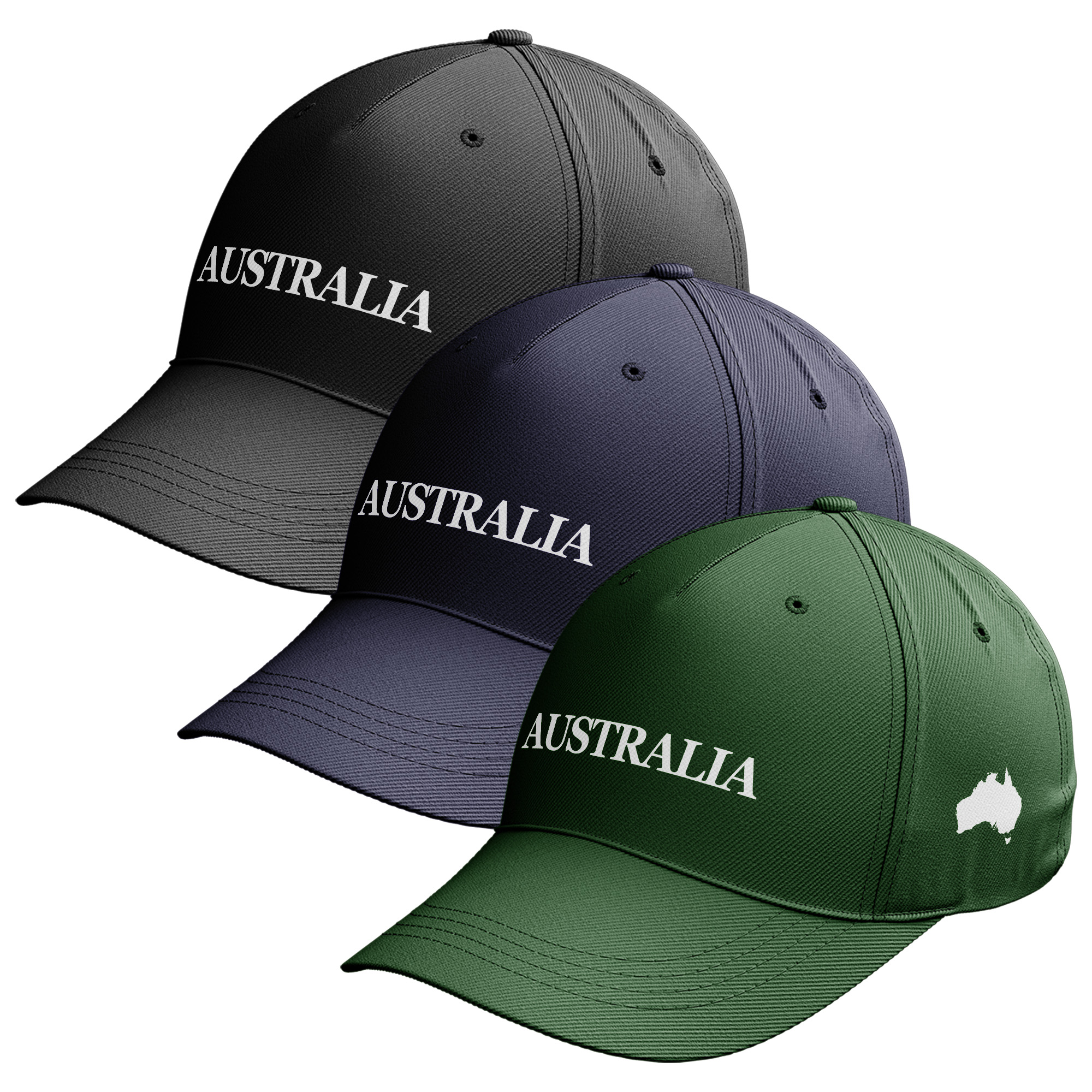 Australia 1899 Baseball Cap Men - Purple Print House