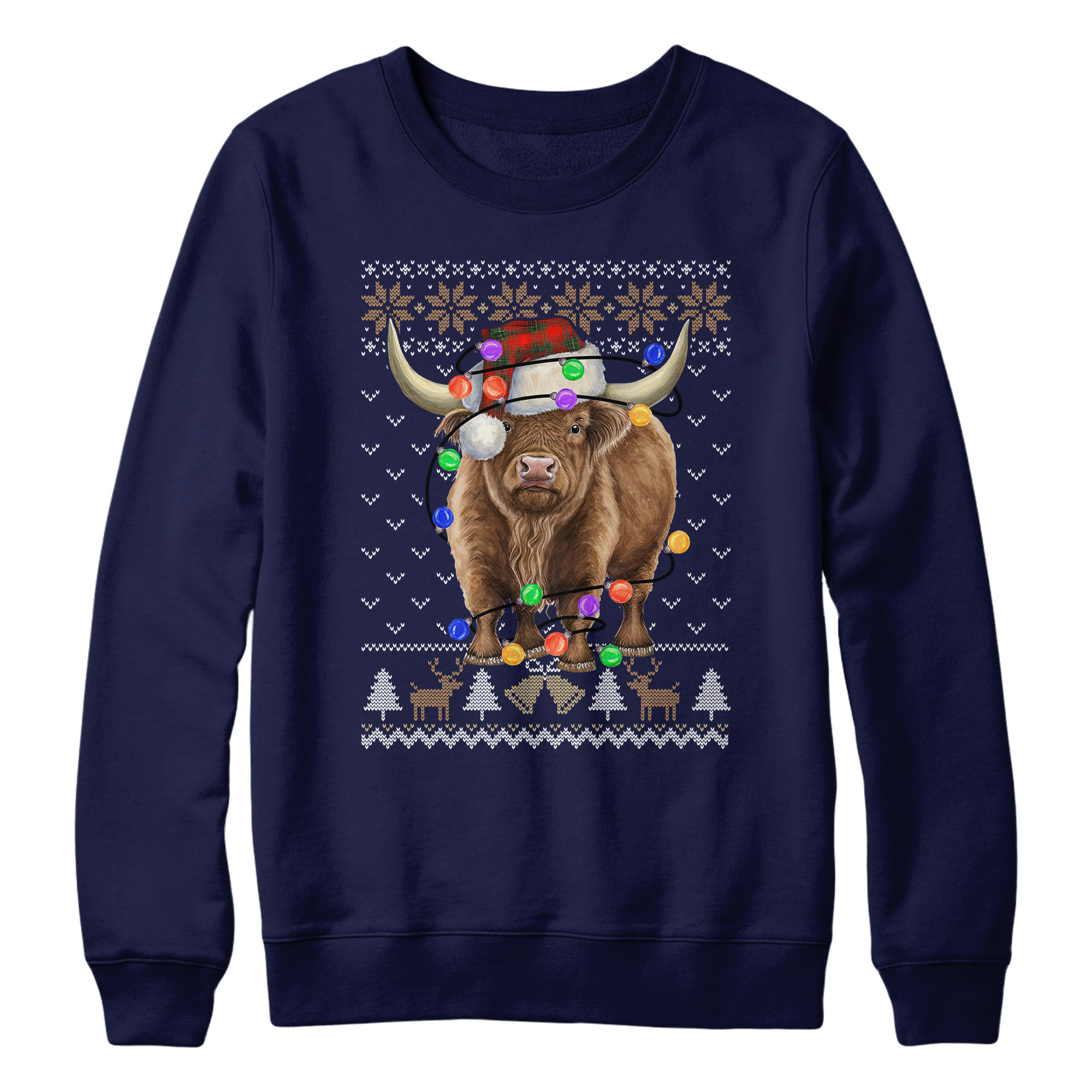 Fattoria Fresca Albero Di Natale Felpa Ricamata Venduto Da Elahe - Foto 2