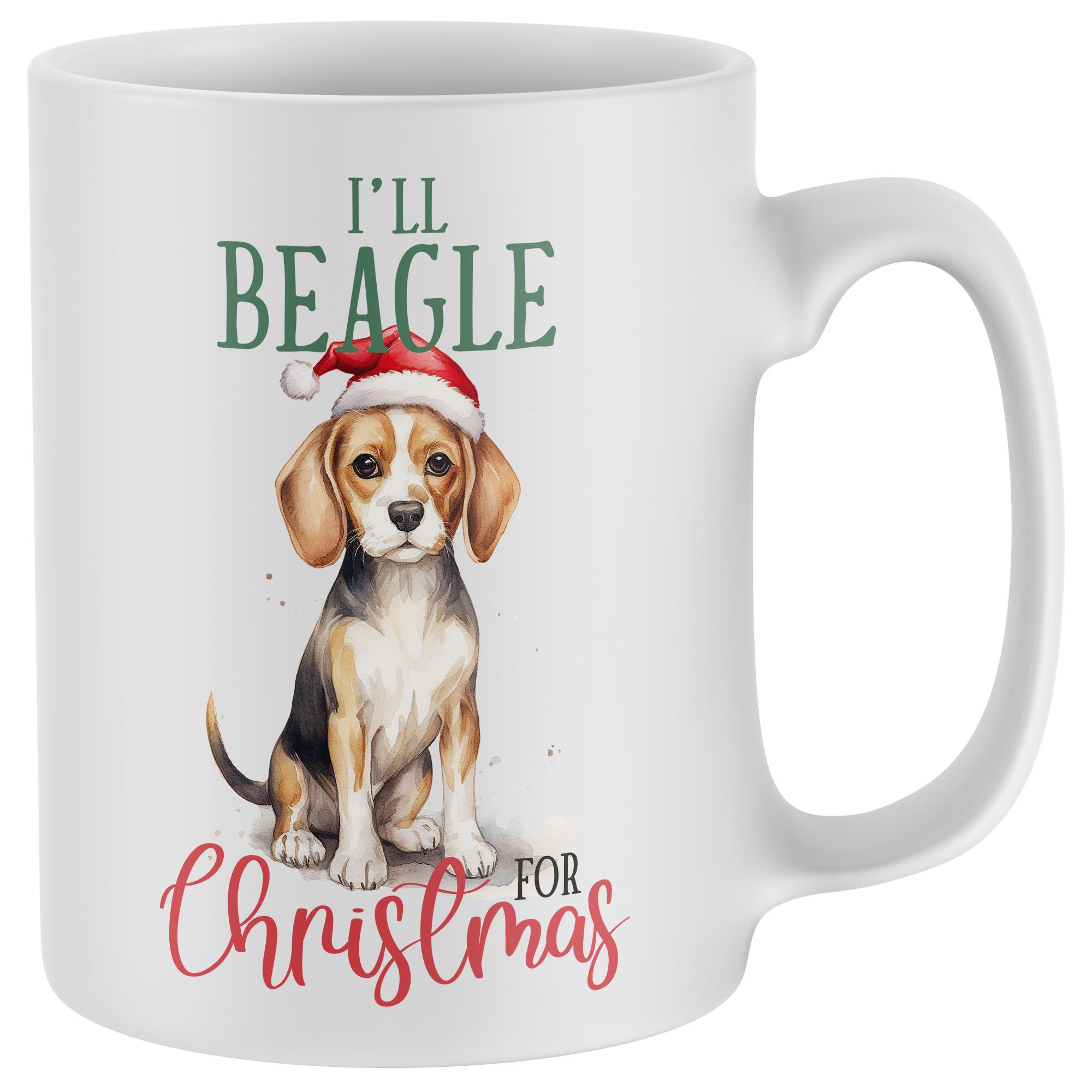 Beagle christmas mug Clearance
