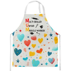Mum Multi Skilled Unpaid Miracle Worker Apron Women Mum Multi Skilled Unpaid Miracle Worker Apron Women Aprons Purple Print House
