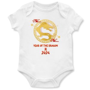 Year Of The Dragon Babygrow Baby Baby Clothing Purple Print House