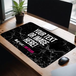 Custom Printed Large Gaming Mouse Mat Home Gamer Mouse Mats Purple Print House