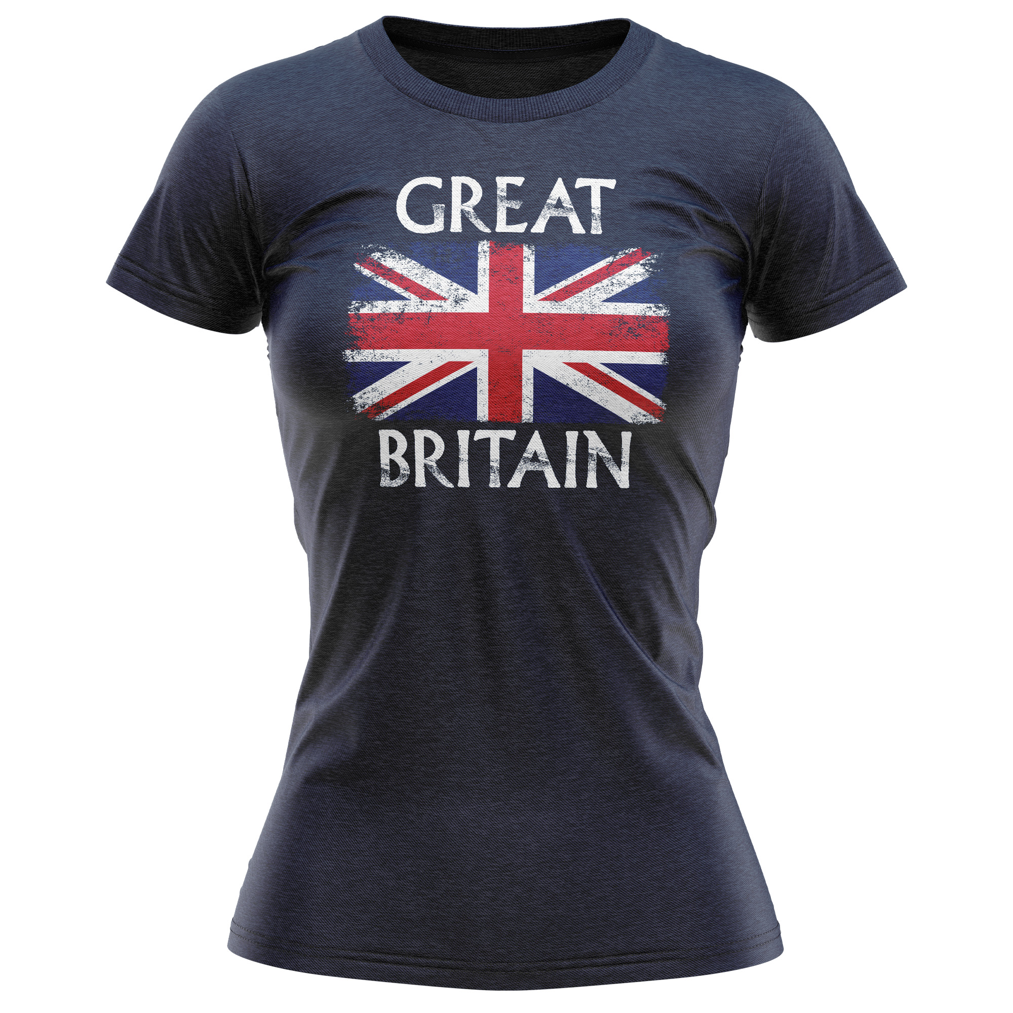Maglietta britannica con bandiera inglese inglese inglese e bandiera inglese inglese Maglietta