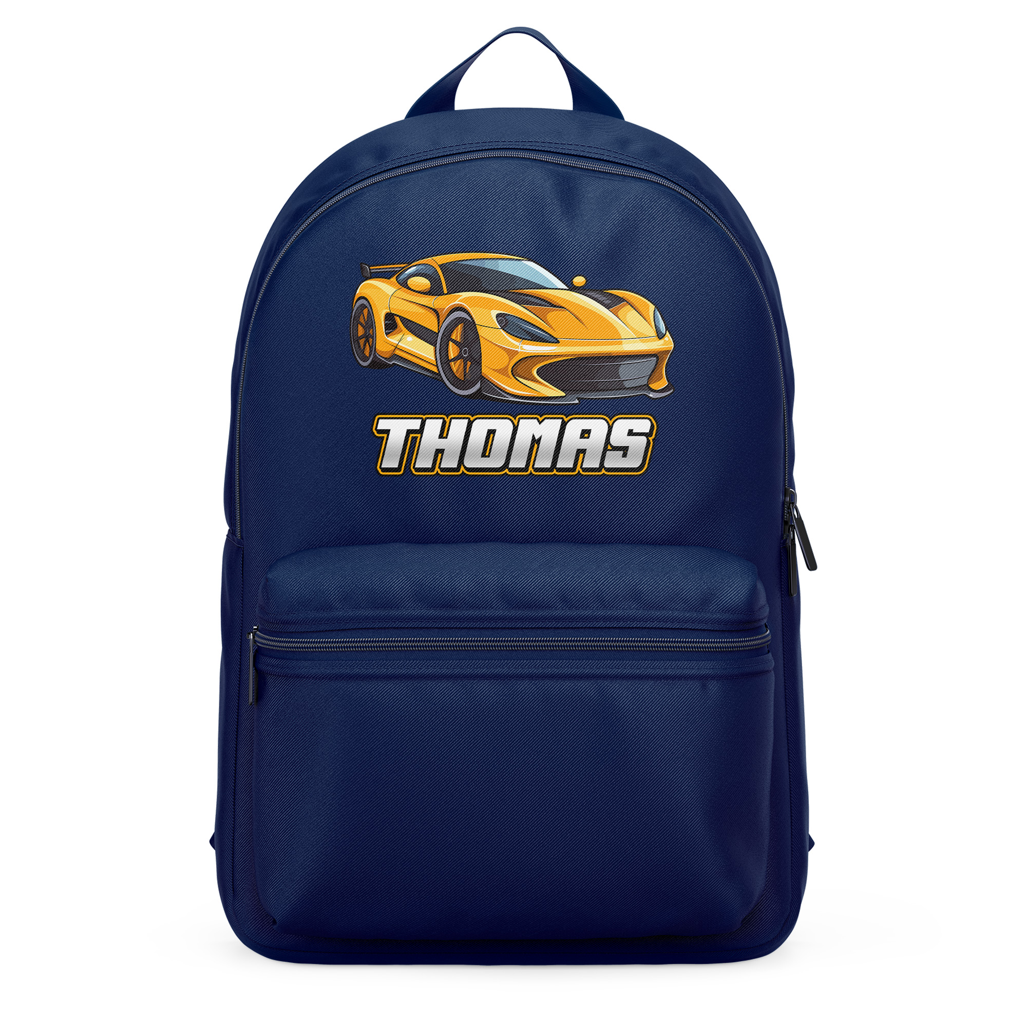Customised Sports Car Mini Backpack Kids Purple Print House