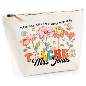 Retro Flowers Makeup Bag Women Retro Flowers Makeup Bag Women Accessories Purple Print House