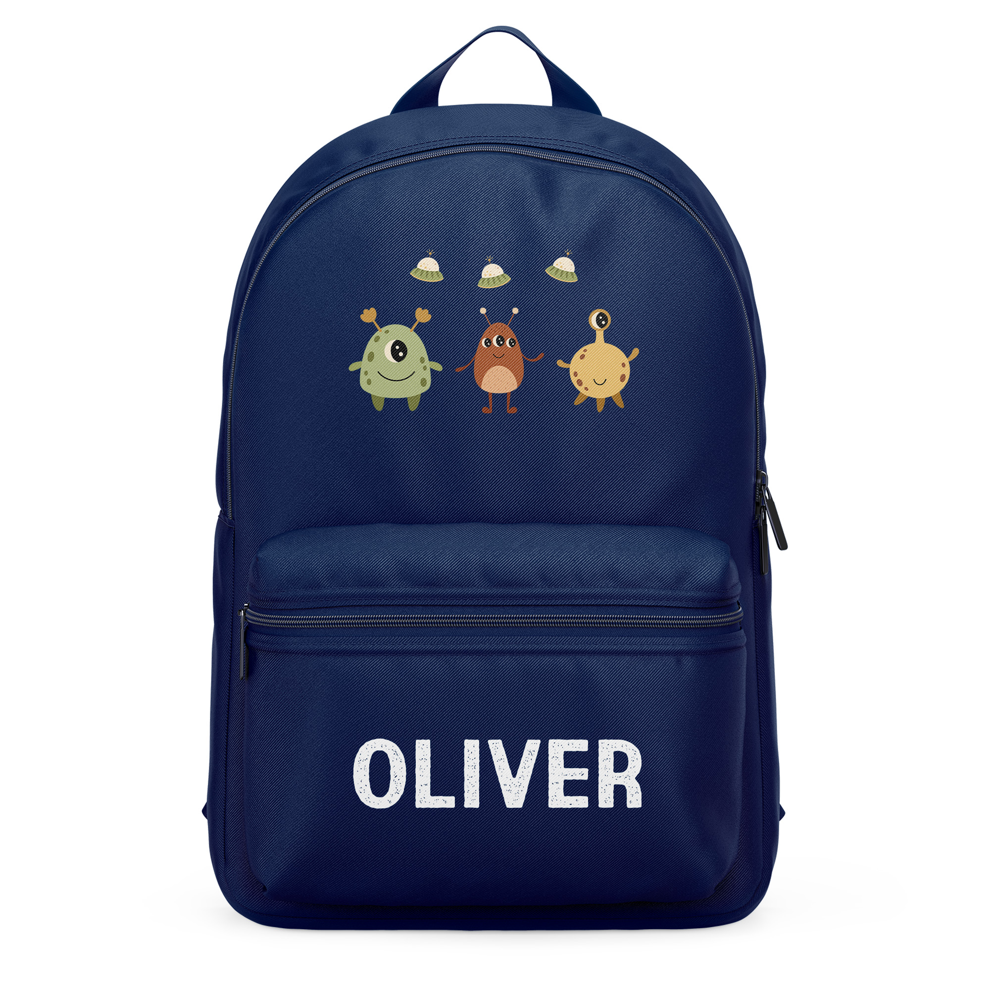 Personalised Aliens Mini Backpack Kids | Custom Name Design