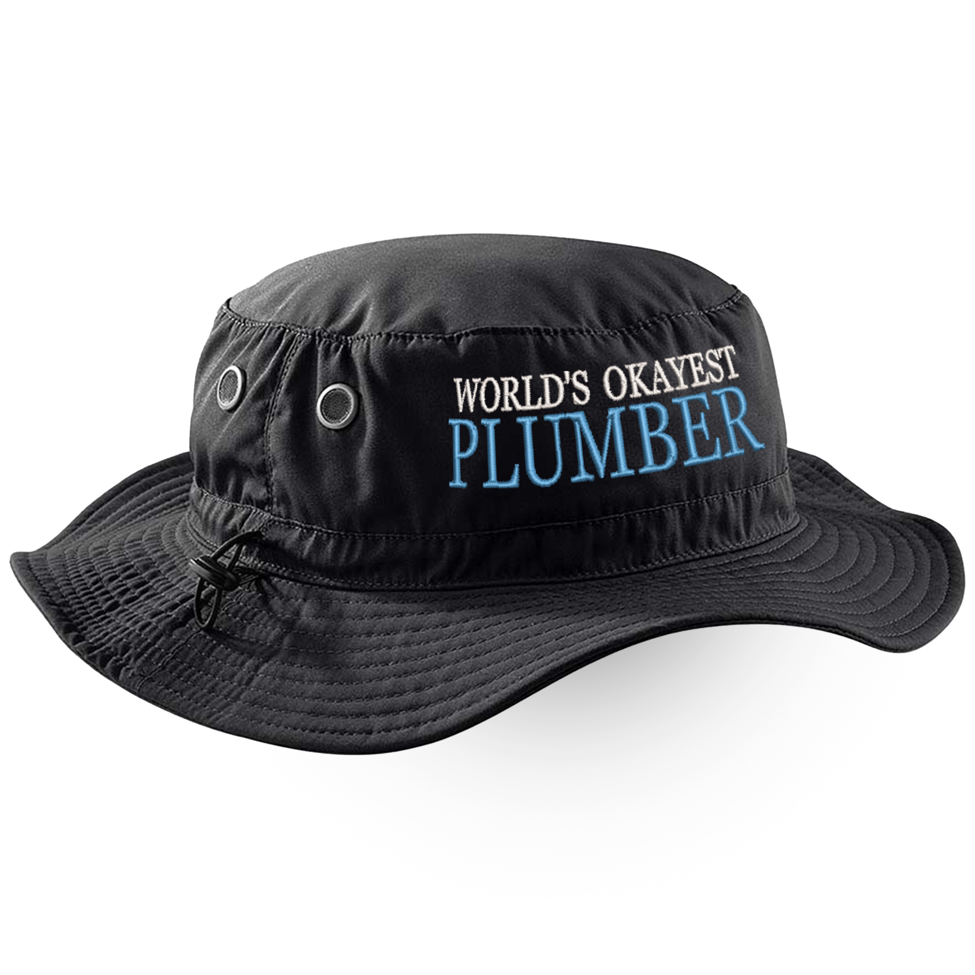 World's Okayest Plumber Bucket Hat - Funny Headwear £14.99