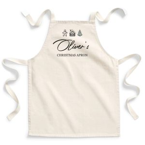 Personalised Christmas Kids Apron Kids Personalised Christmas Kids Apron Kids Aprons Purple Print House
