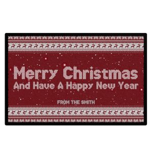Festive Christmas Floor Mat Home & Kitchen Festive Christmas Floor Mat Home & Kitchen Christmas Home Decor Purple Print House