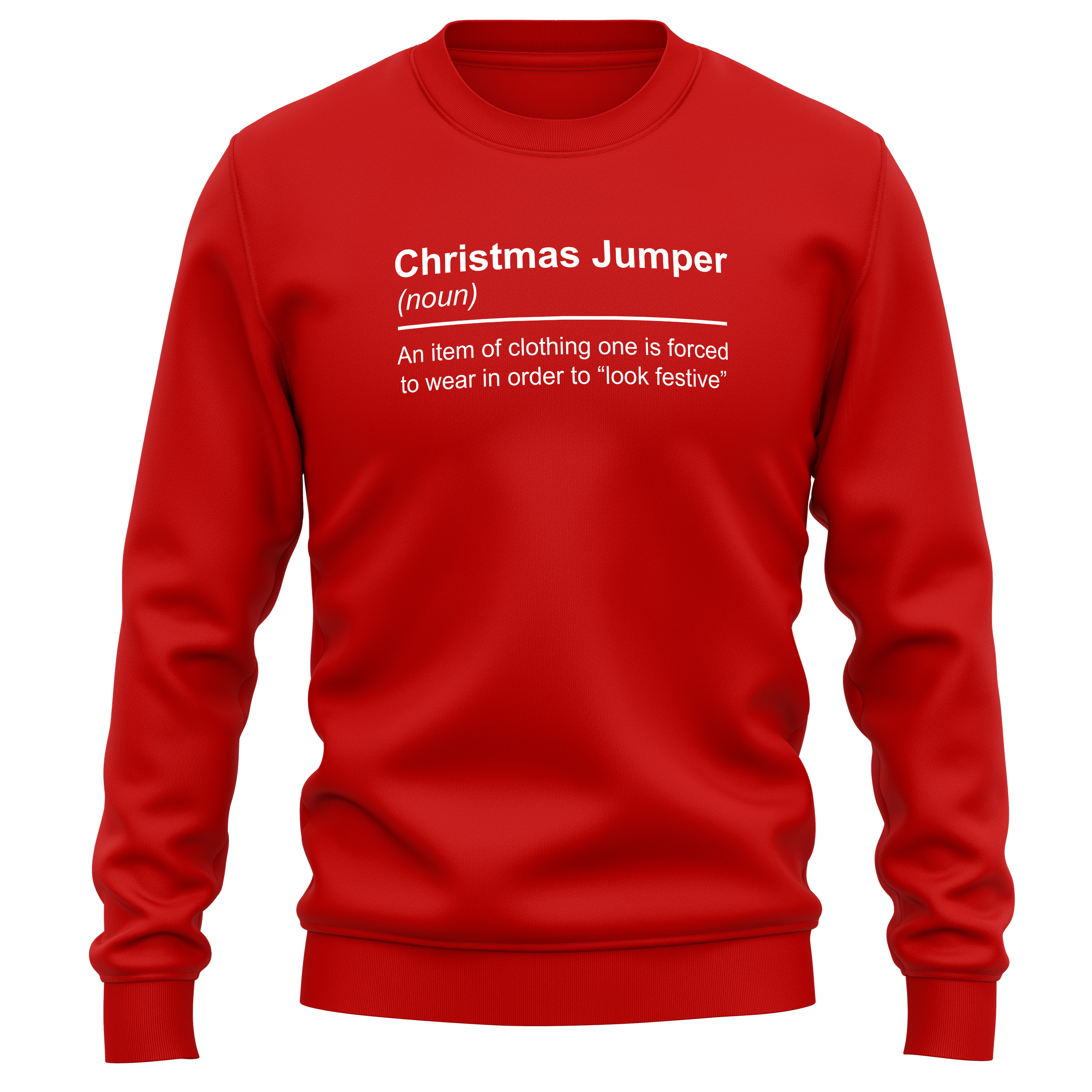 Christmas Jumper Definition Sweatshirt Unisex Purple Print House