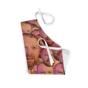 Personalised Face All Over Apron Unisex Aprons Purple Print House