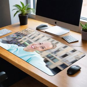 Custom Girlfriend Mouse Mat Gamer Mouse Mats Purple Print House