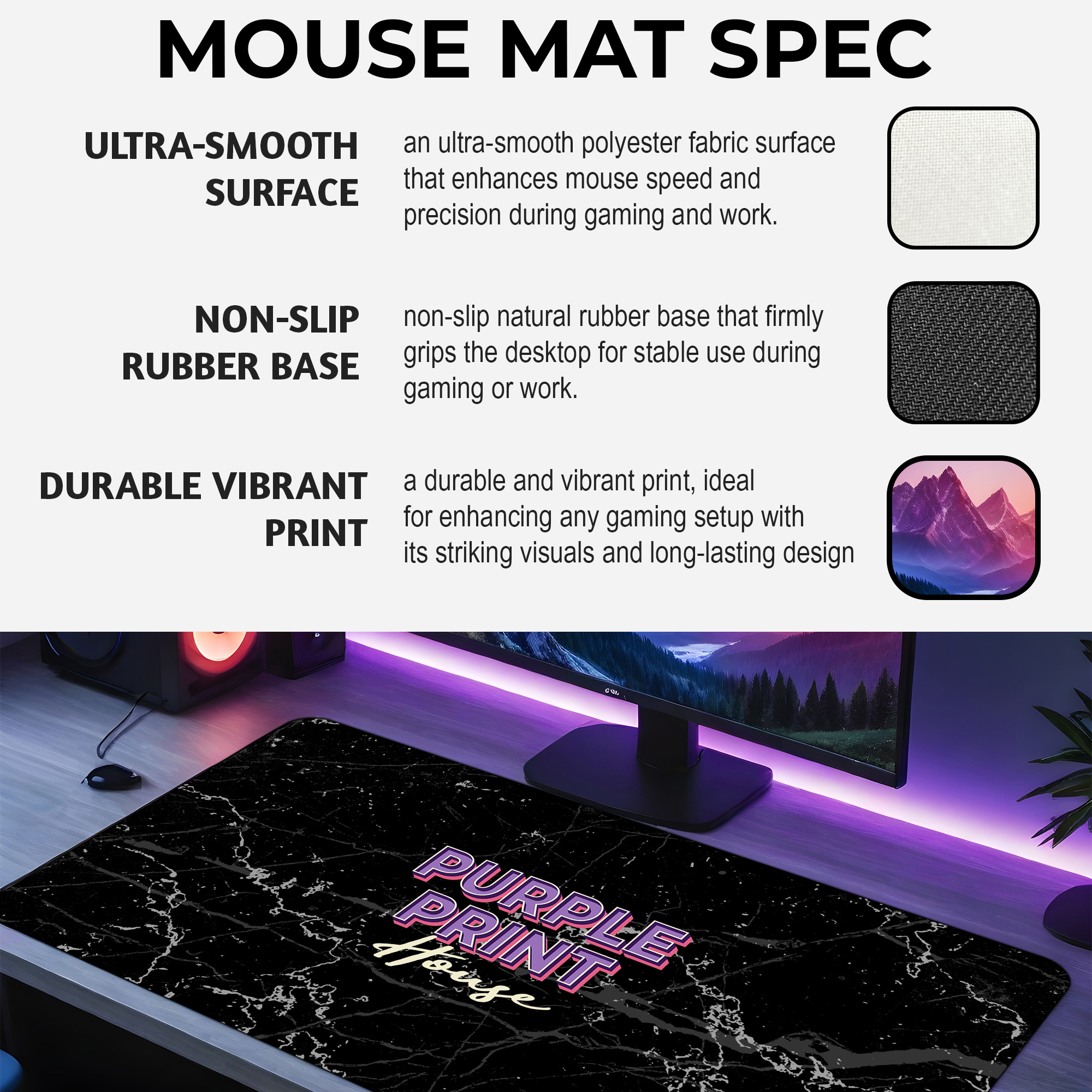 Custom Girlfriend Mouse Mat - Personalised Gaming Gift