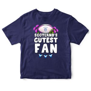 Scotlands Cutest Fan Baby T Shirt Baby Baby Clothing Purple Print House