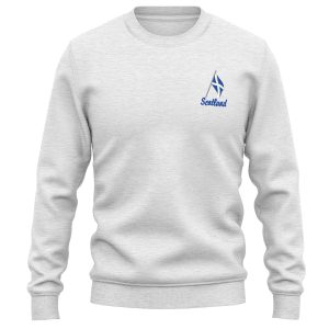 Embroidered Scotland Sweatshirt Men Adult Sweatshirts Purple Print House