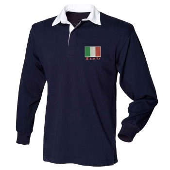 Kids Italy Embroidery Rugby Jersey Kids Clothing Purple Print House