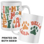 Custom Cat Mug In My Cat Mum Era Personalised Cats Name Paw Prints Tea Coffee Cup Custom Cat Mug In My Cat Mum Era Personalised Cats Name Paw Prints Tea Coffee Cup Cat Gifts Purple Print House