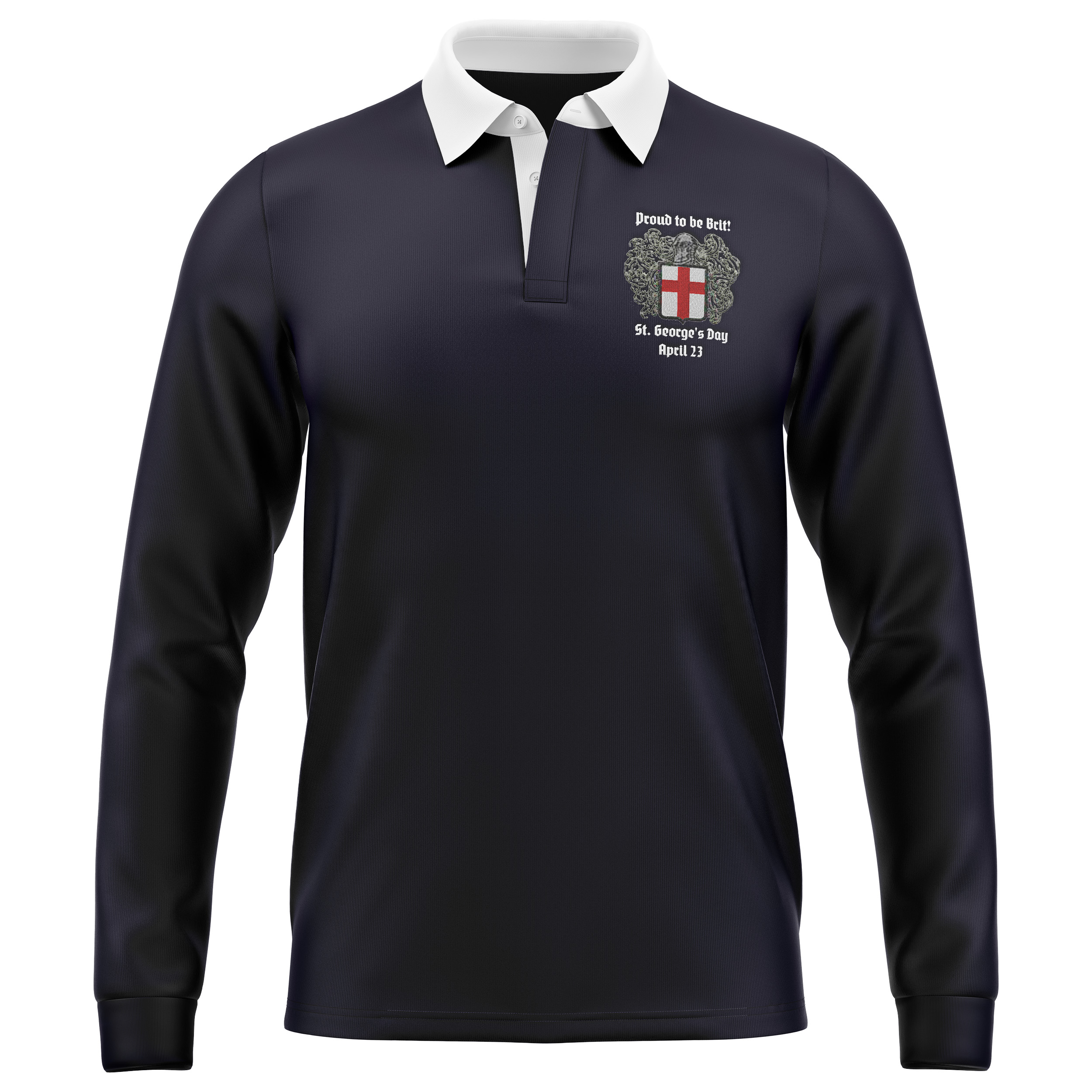 Maillot De Rugby Anglais St George's Day - The Clothing Shed - Homme - Neuf