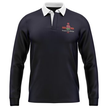 Embroidered Proud to be British Rugby Shirt Mens Red Rose Embroidery Jersey Embroidered Proud to be British Rugby Shirt Mens Red Rose Embroidery Jersey Men's Clothing Purple Print House