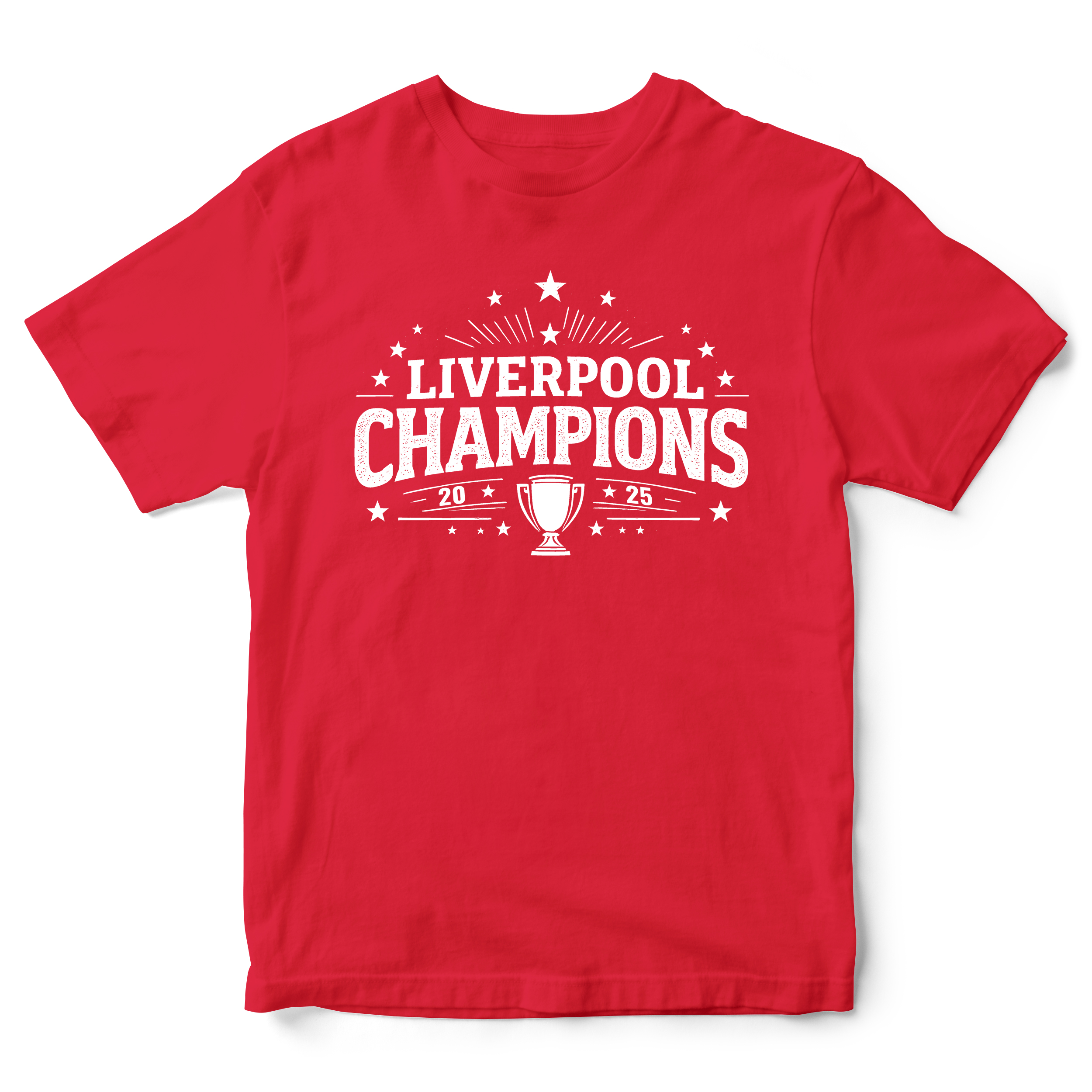 Liverpool Champions Kids T Shirt 2025 Football Scousers