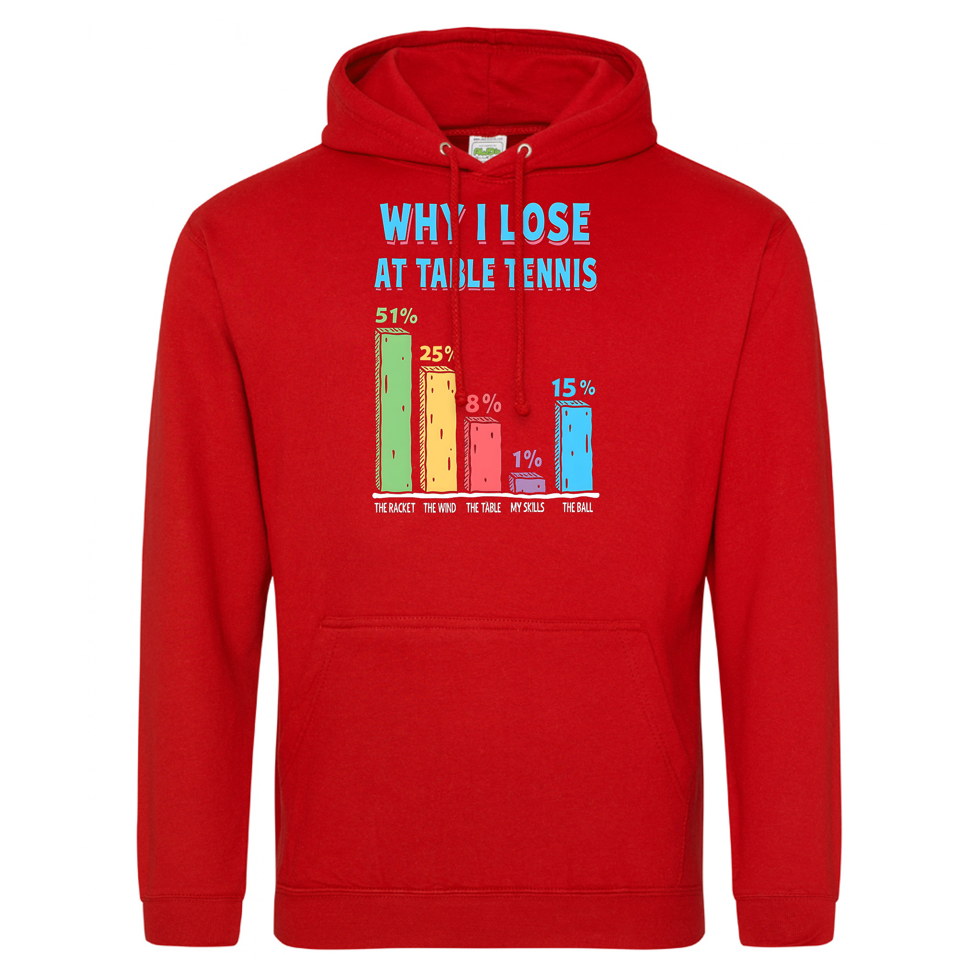 Lustiger Tischtennis Hoodie – Heul Nicht Hol Den Ball – Das Coole Geschenk Für Alle Ping-Pong-Fans