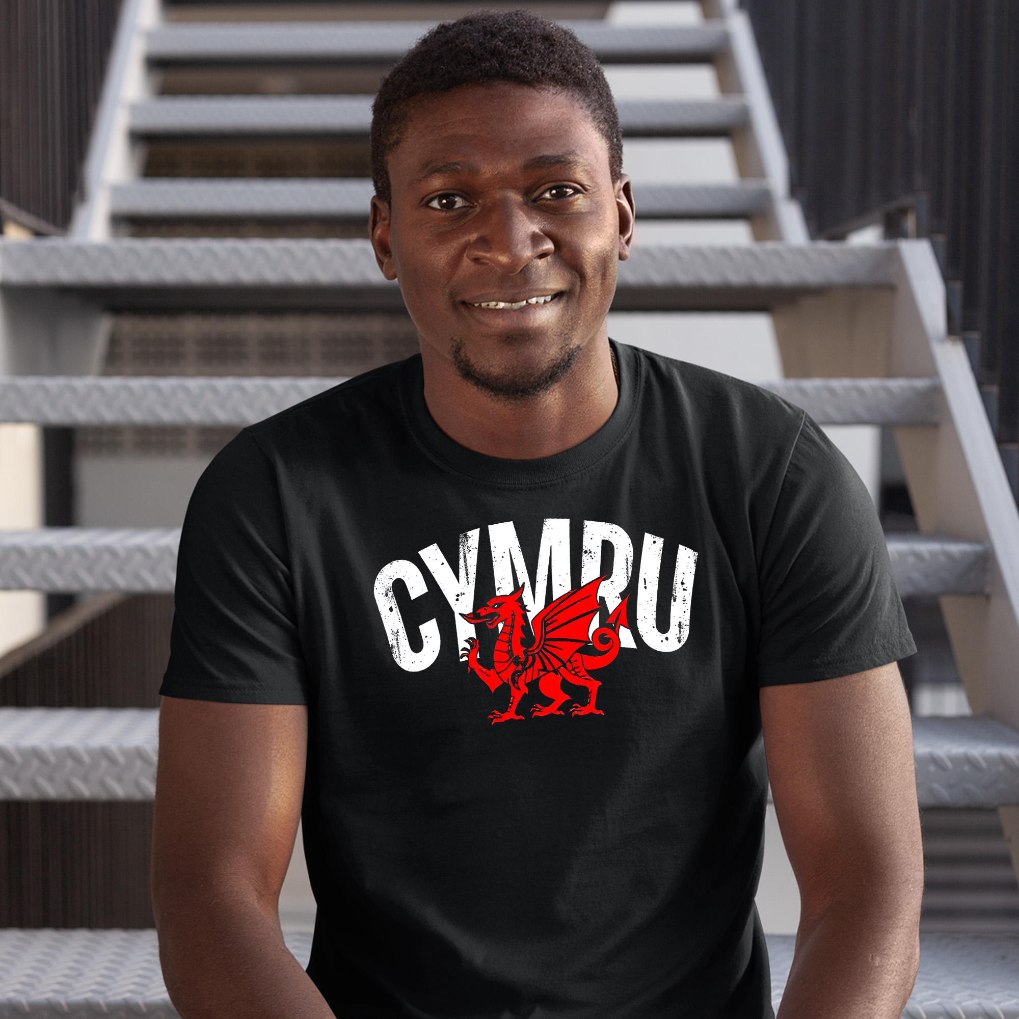 Welsh Dragon T Shirt Cymru Rugby Football Fan Gift