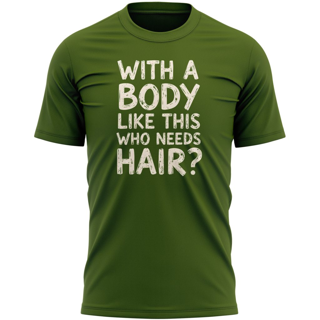 Funny Bald Man T Shirt With a Body Like This Who Needs Hair For Dad Grandad Funny Bald Man T Shirt With a Body Like This Who Needs Hair For Dad Grandad Father's Day Gifts Purple Print House