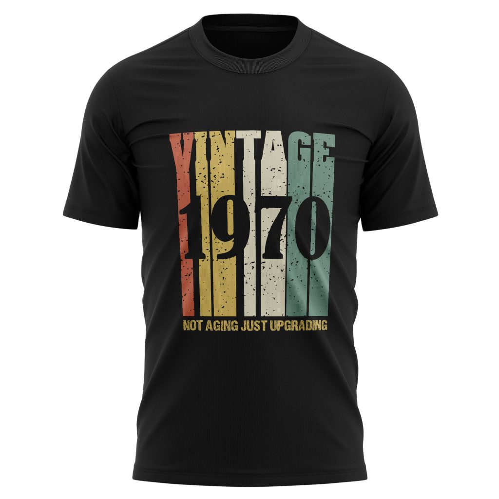 55th Birthday T Shirt for Dad Vintage 1970 Not Aging Just Upgrading Gift for Him 55th Birthday T Shirt for Dad Vintage 1970 Not Aging Just Upgrading Gift for Him Birthday Gifts Purple Print House