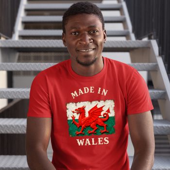 Herren WALES Rugby T-Shirt No Guts No Glory 6 Nationen WELSH Kit