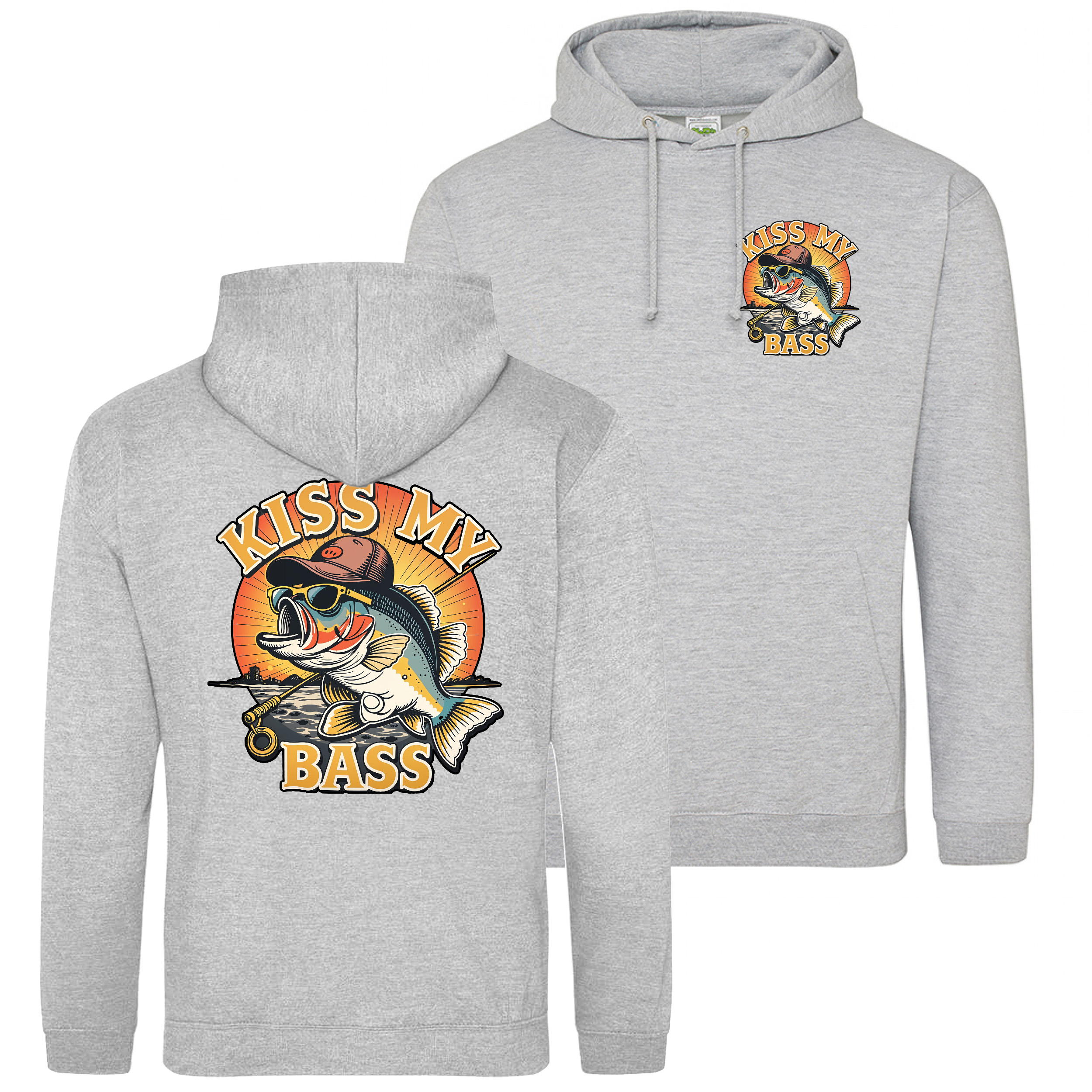 Funny Fisherman Hoodie for Dad with Kiss My Bass Carp Print Funny Fisherman Hoodie for Dad with Kiss My Bass Carp Print Adult Hoodies Purple Print House