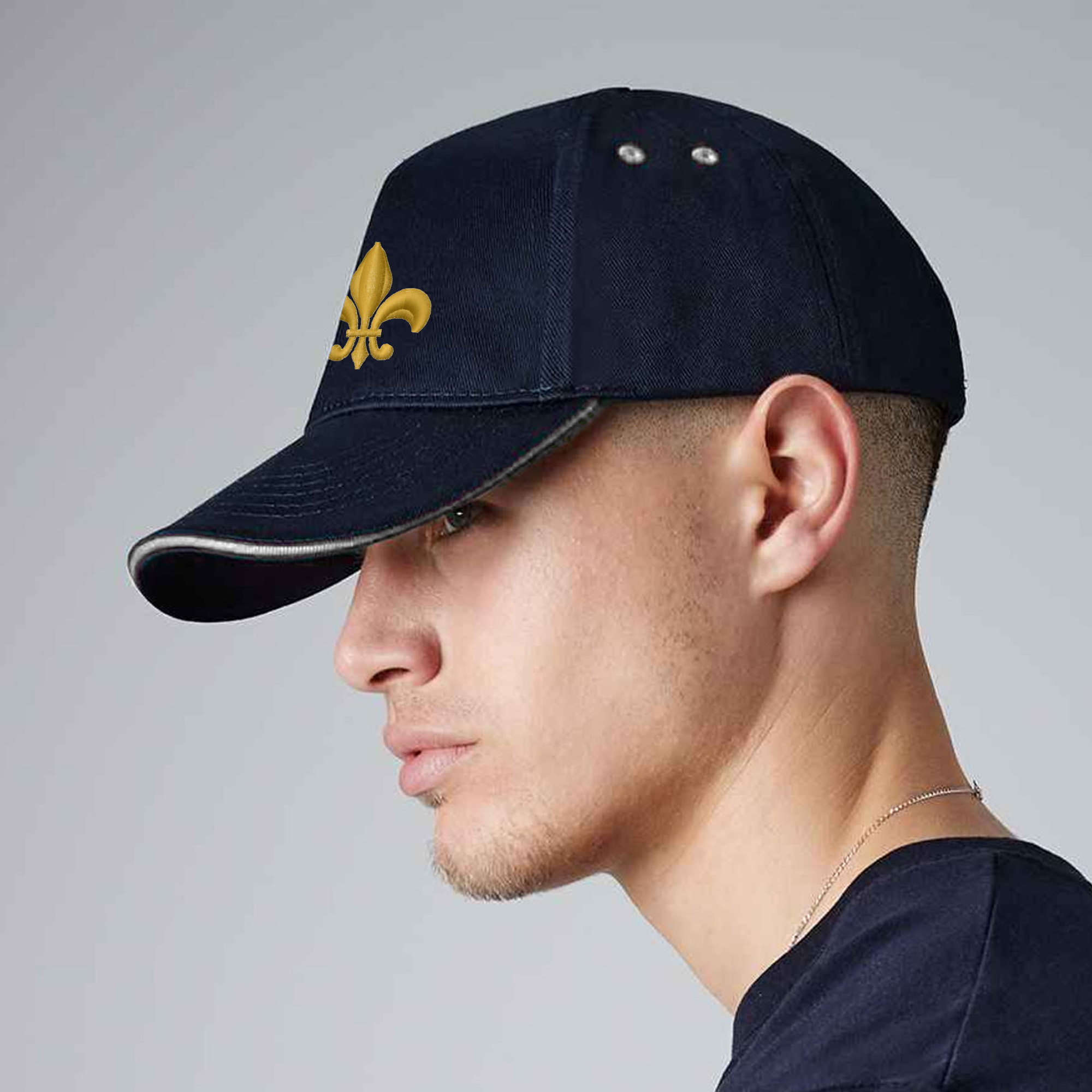 Embroidered Fleur de Lis Cap | Patriotic Baseball Cap UK