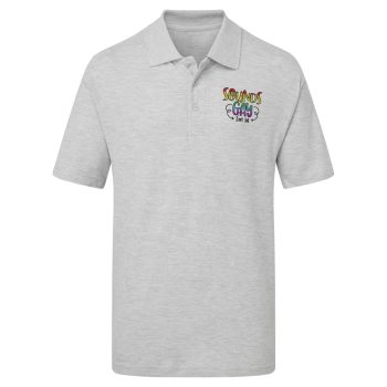 Mens Embroidered Gay Polo Shirt with Sounds Gay I’m In Rainbow Text Mens Embroidered Gay Polo Shirt with Sounds Gay I’m In Rainbow Text LGBTQ Gifts Purple Print House