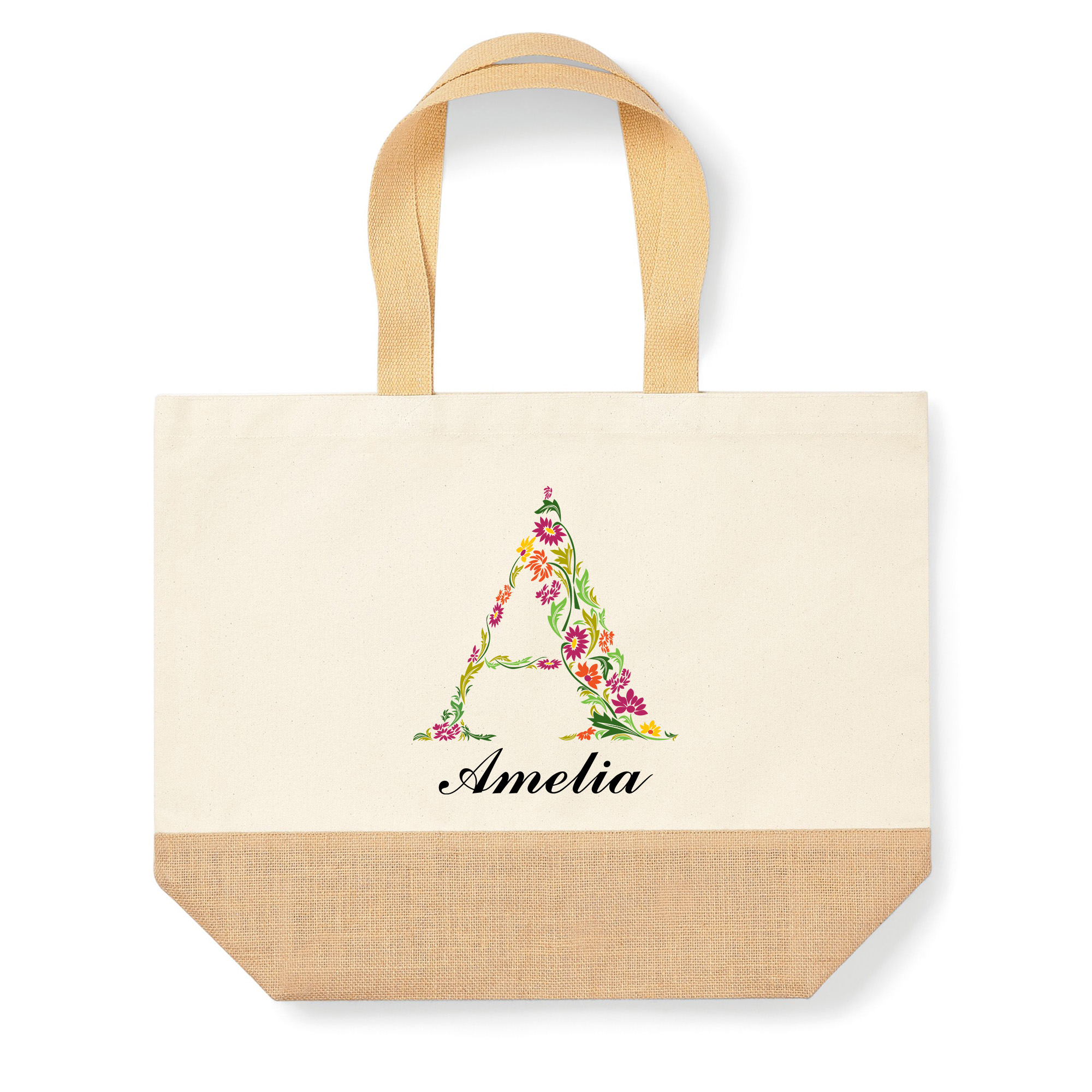 CafePress Preschool Teacher Gift Tote Bag - Natural Canvas Reusable Shopping Bag With Fun Graphic - View #3