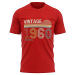 65th Birthday Gift Shirt For Women - 'Vintage 1960 Aged To Perfection' Funny T-Shirt