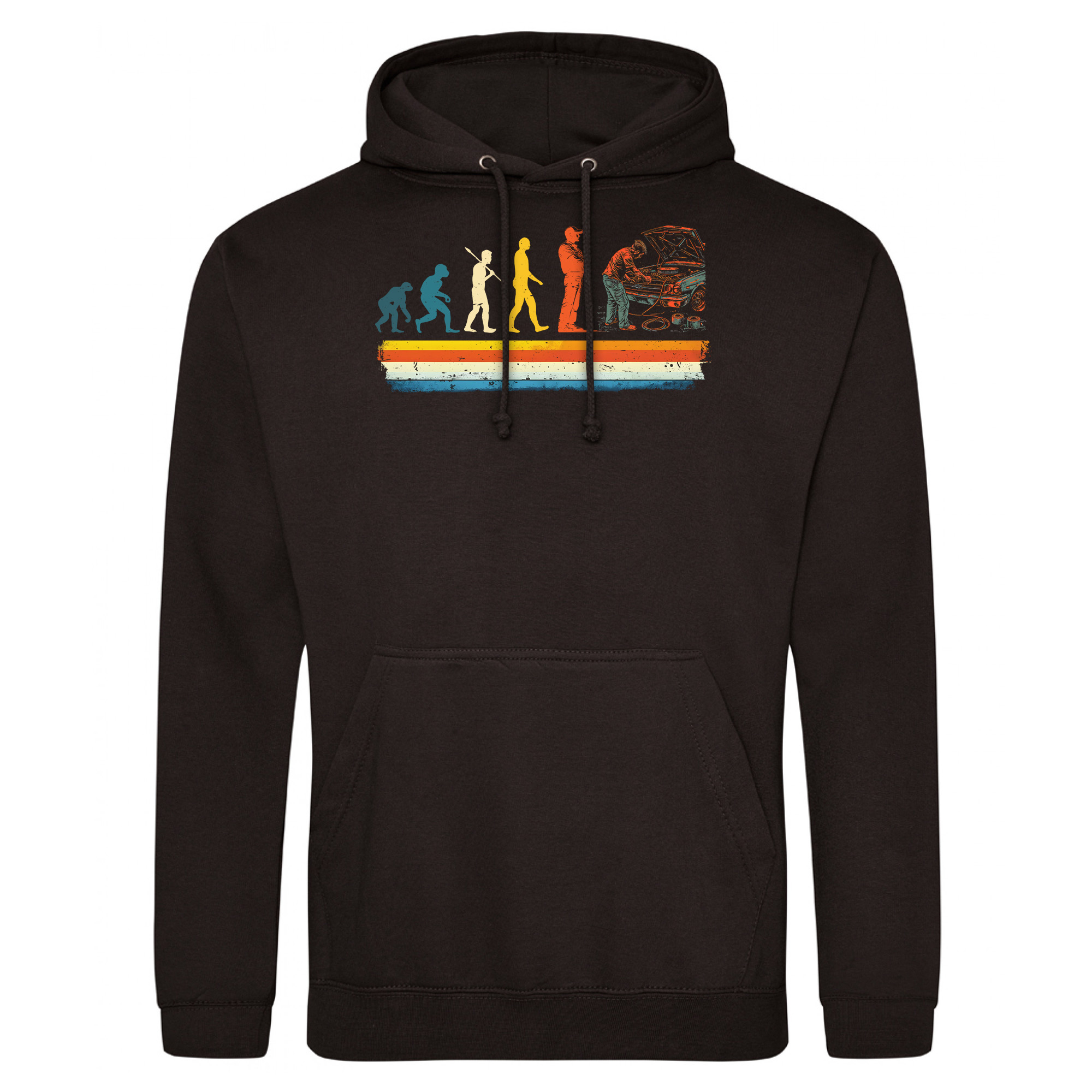 Funny Evolution of a Mechanic Hoodie Design for Dad Partner Funny Evolution of a Mechanic Hoodie Design for Dad Partner Adult Hoodies Purple Print House