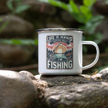 Trust Me I'm A Dentist Retro Enamel Mug Cup - Funny Best Favourite Camping | UK