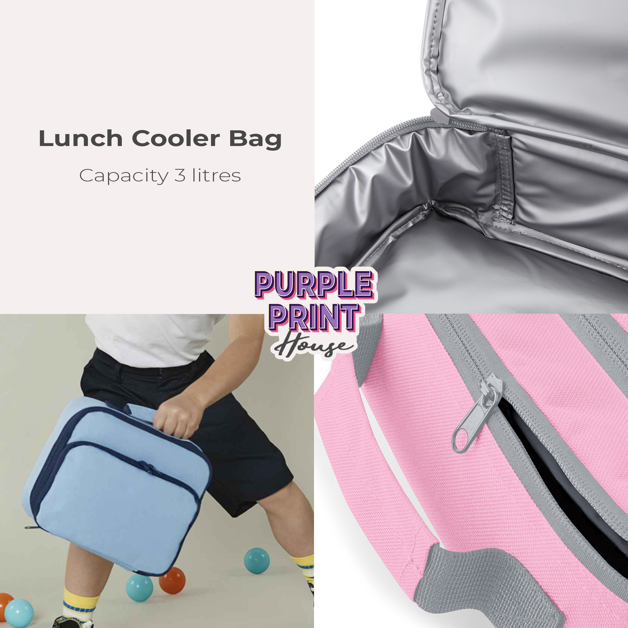 Personalised Space Lunch Bag Kids - Custom Name & Initial