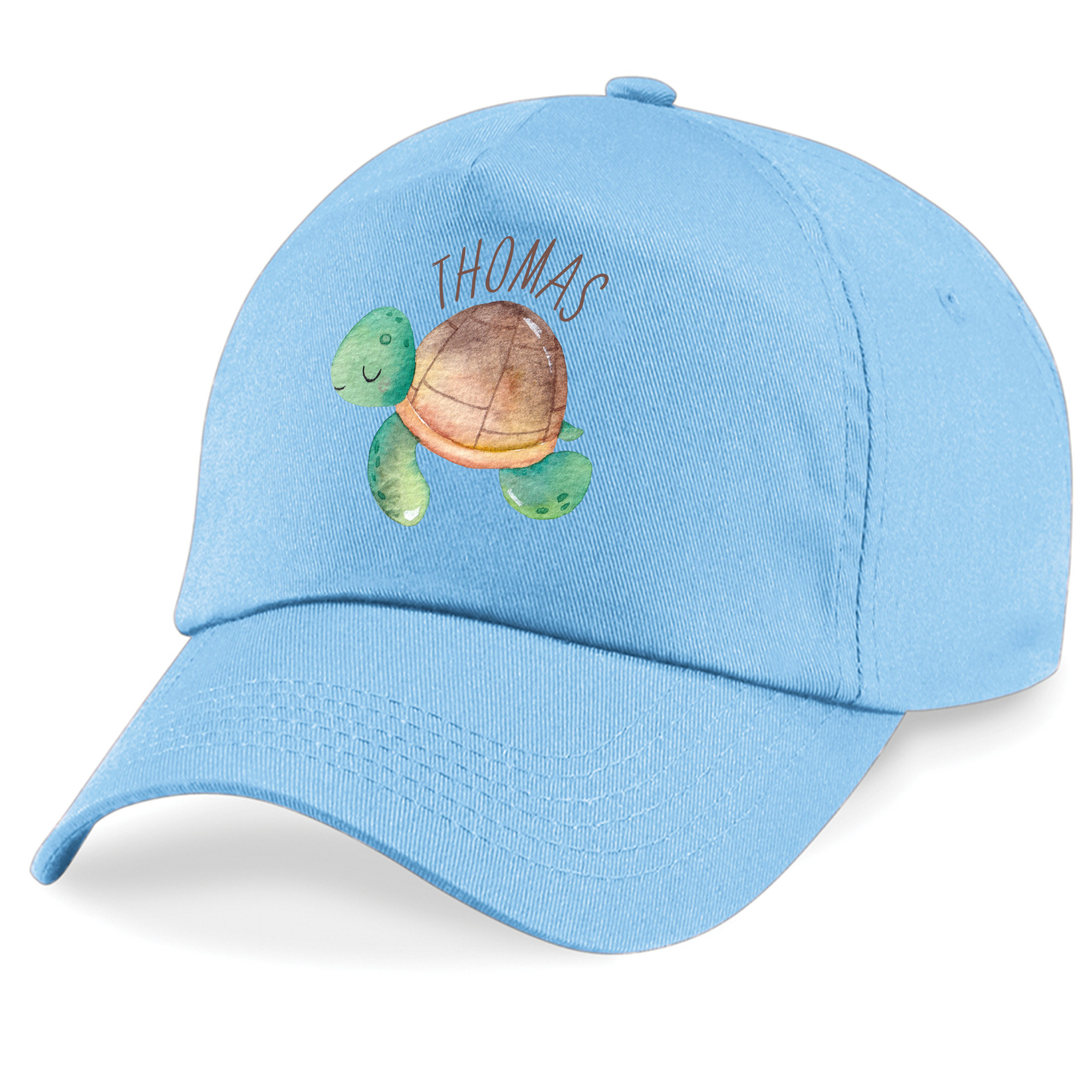 Personalised Turtle Kids Baseball Cap Little Baby Turtle Design