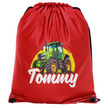 Personalised Kids Tractor Drawstring Bag Custom Name Young Farmer Sports Bag Personalised Kids Tractor Drawstring Bag Custom Name Young Farmer Sports Bag Drawstring Bags Purple Print House