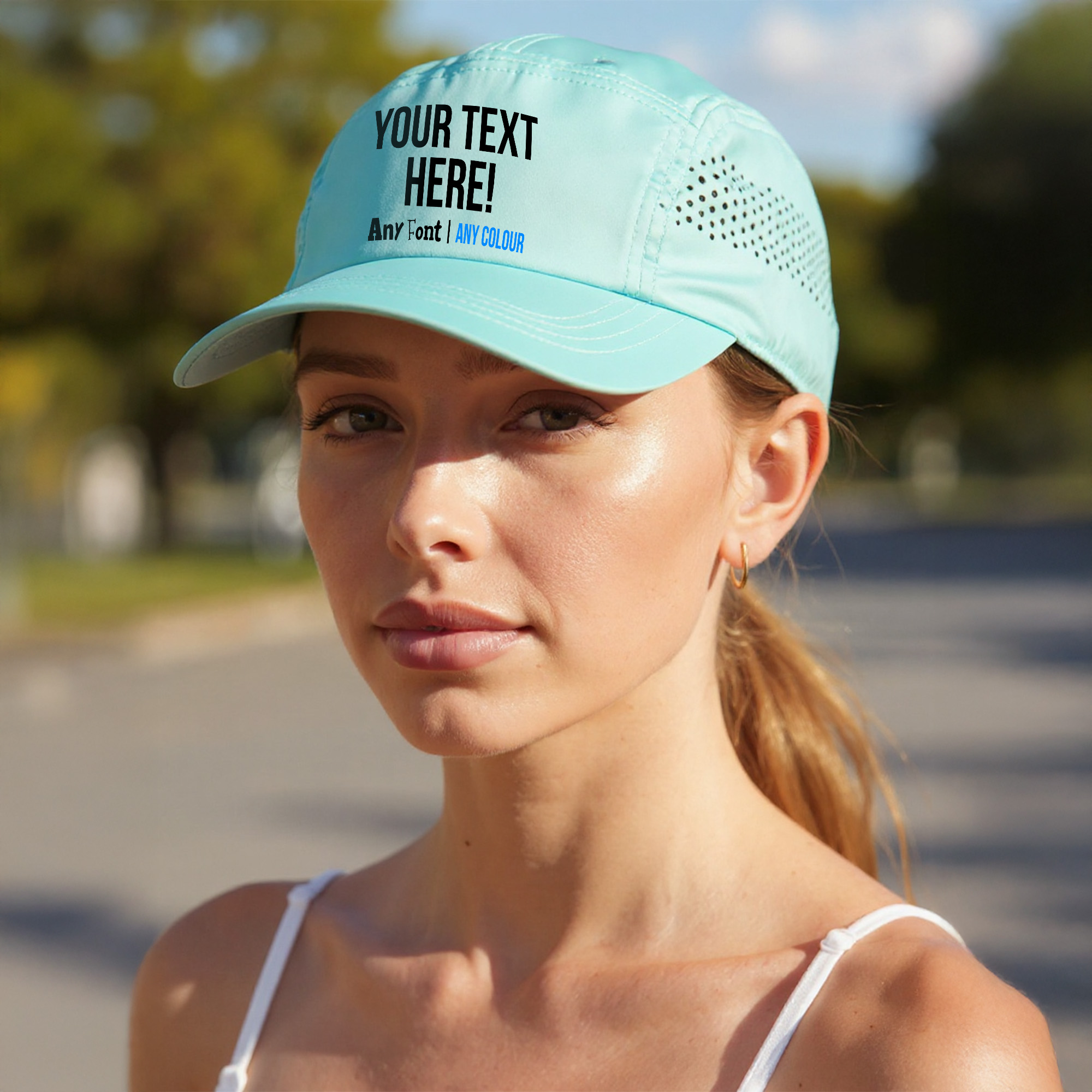 Custom Printed Running Cap | Personalised Technical Hat