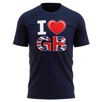 T-Shirt Bandiera UK – Union Jack – Maglietta Patriottica Divertente Unisex – Cotone – Personalizzabile
