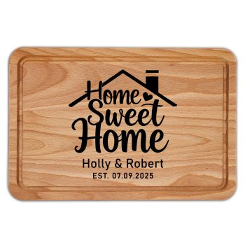 Custom New Home Chopping Board House Roof Design With Names And Address Custom New Home Chopping Board House Roof Design With Names And Address Decorative Chopping Boards Purple Print House
