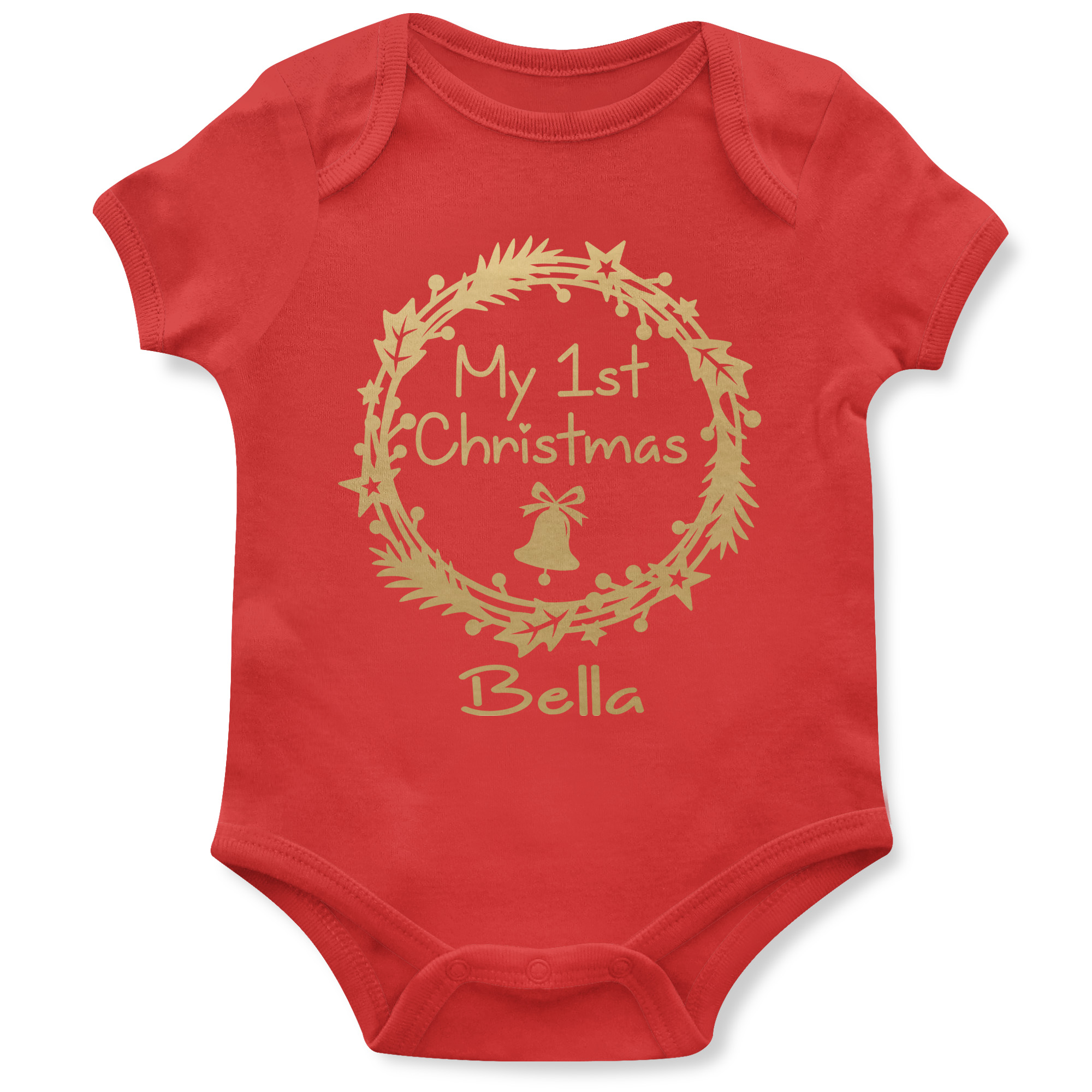 Baby Vest My 1st Christmas Babygrow Penguin 1st Christmas Baby