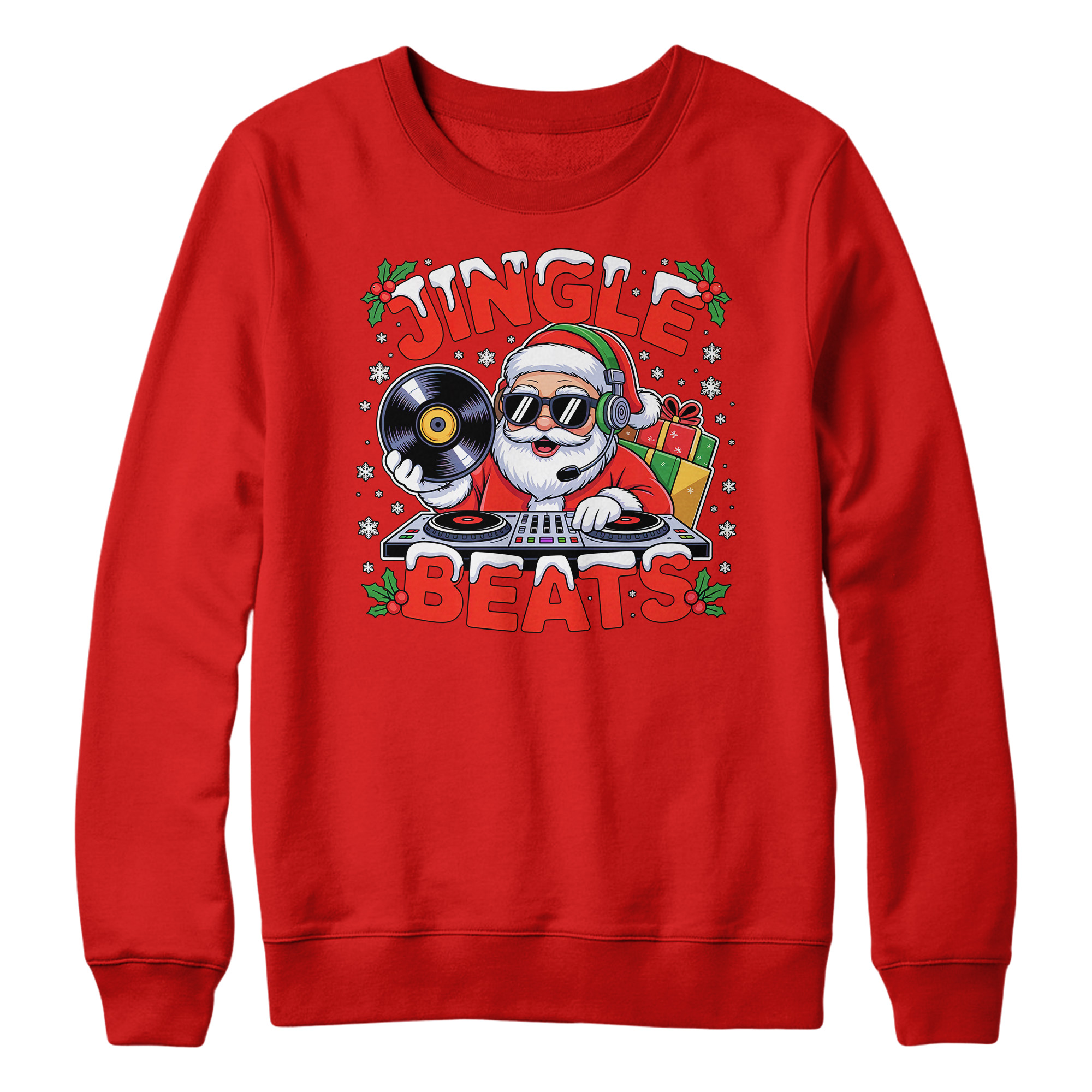 Pull De Noël Garçon Rouge Humoristique – Taille XL – SSLR – Neuf Avec étiquettes